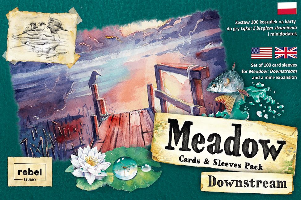 Meadow: Downstream – Cards & Sleeves Pack board game cover