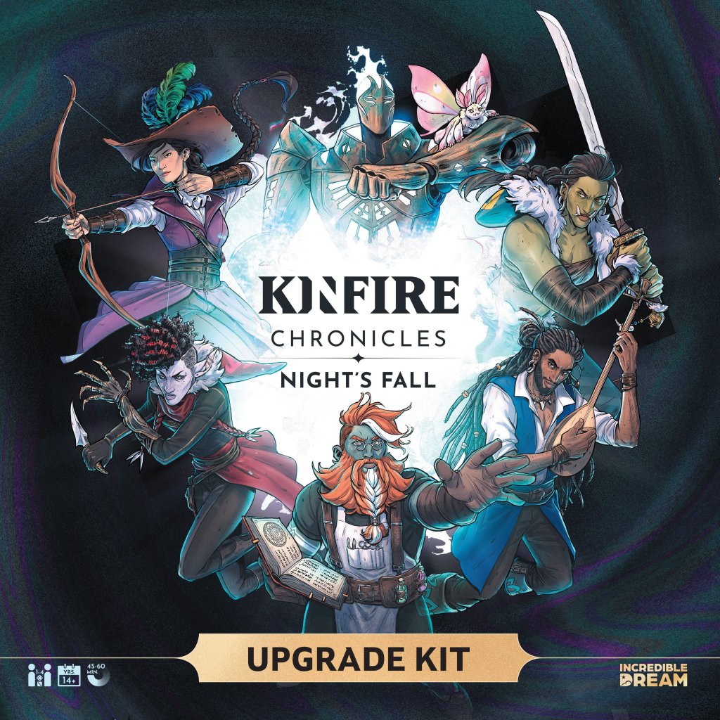 Kinfire Chronicles: Night’s Fall – Upgrade Kit board game cover