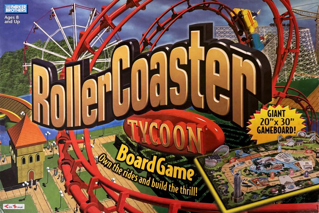 Roller Coaster Tycoon board game cover