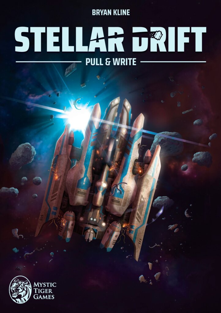 Stellar Drift: Pull & Write board game cover