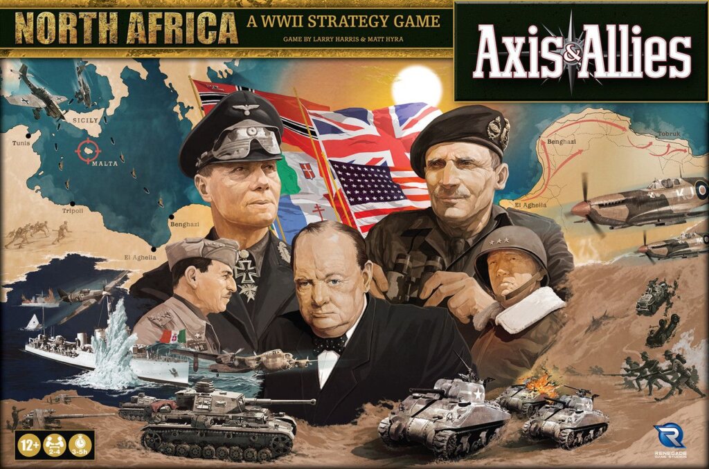 Axis & Allies: North Africa board game cover