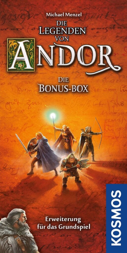 Die Legenden von Andor: Die Bonus-Box board game cover