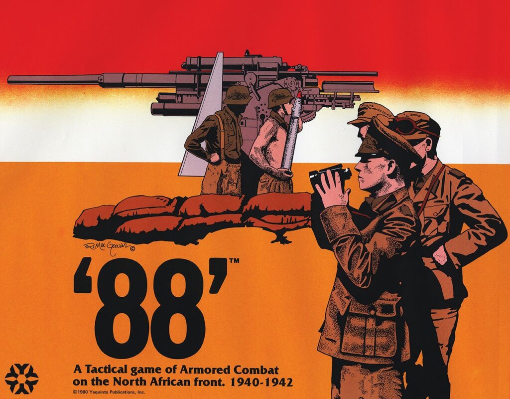 88: A Tactical Game of Armored Combat on the North African Front, 1940-1942 board game cover