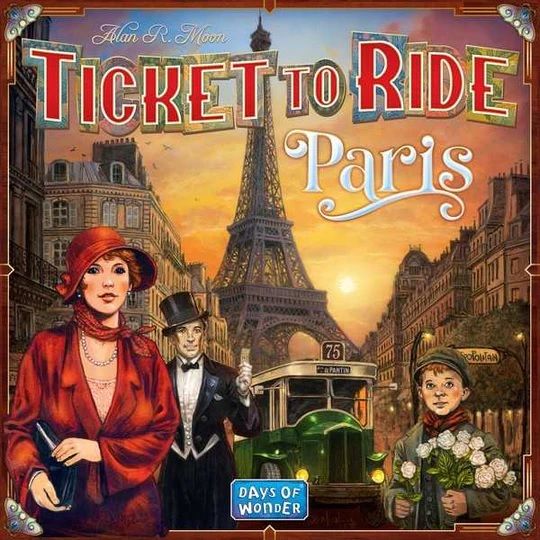 Ticket to Ride: Paris board game cover
