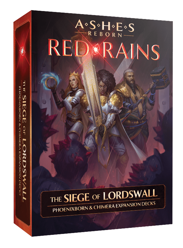 Ashes Reborn: Red Rains – The Siege of Lordswall board game cover