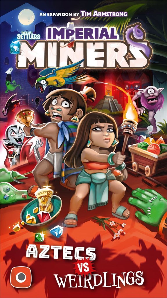 Imperial Miners: Aztecs vs Weirdlings board game cover