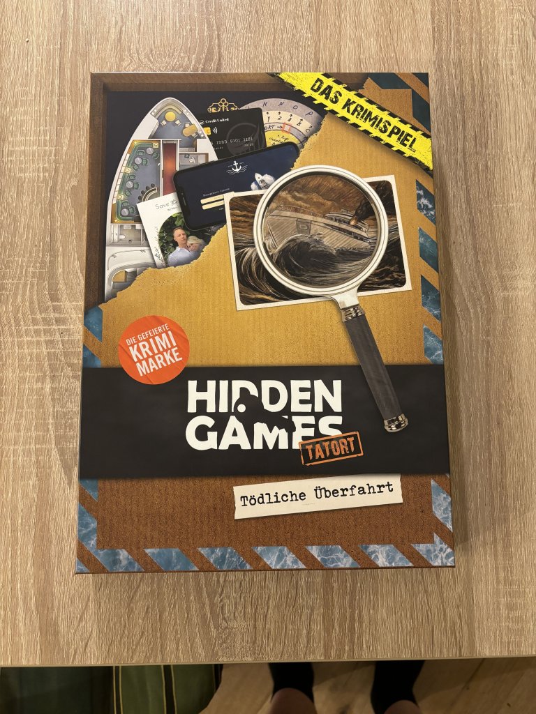 Hidden Games Tatort: Tödliche Überfahrt board game cover