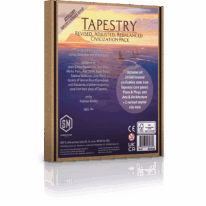 Tapestry: Revised, Adjusted, Rebalanced Civilization Pack board game cover