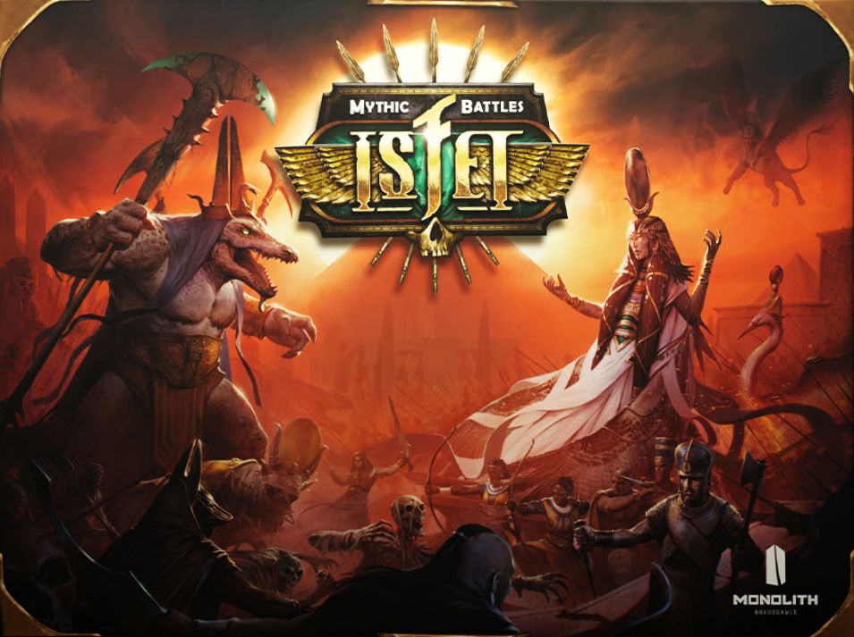 Mythic Battles: Isfet board game cover