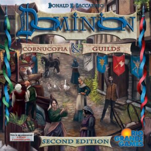 Dominion: Cornucopia & Guilds (Second Edition) board game cover