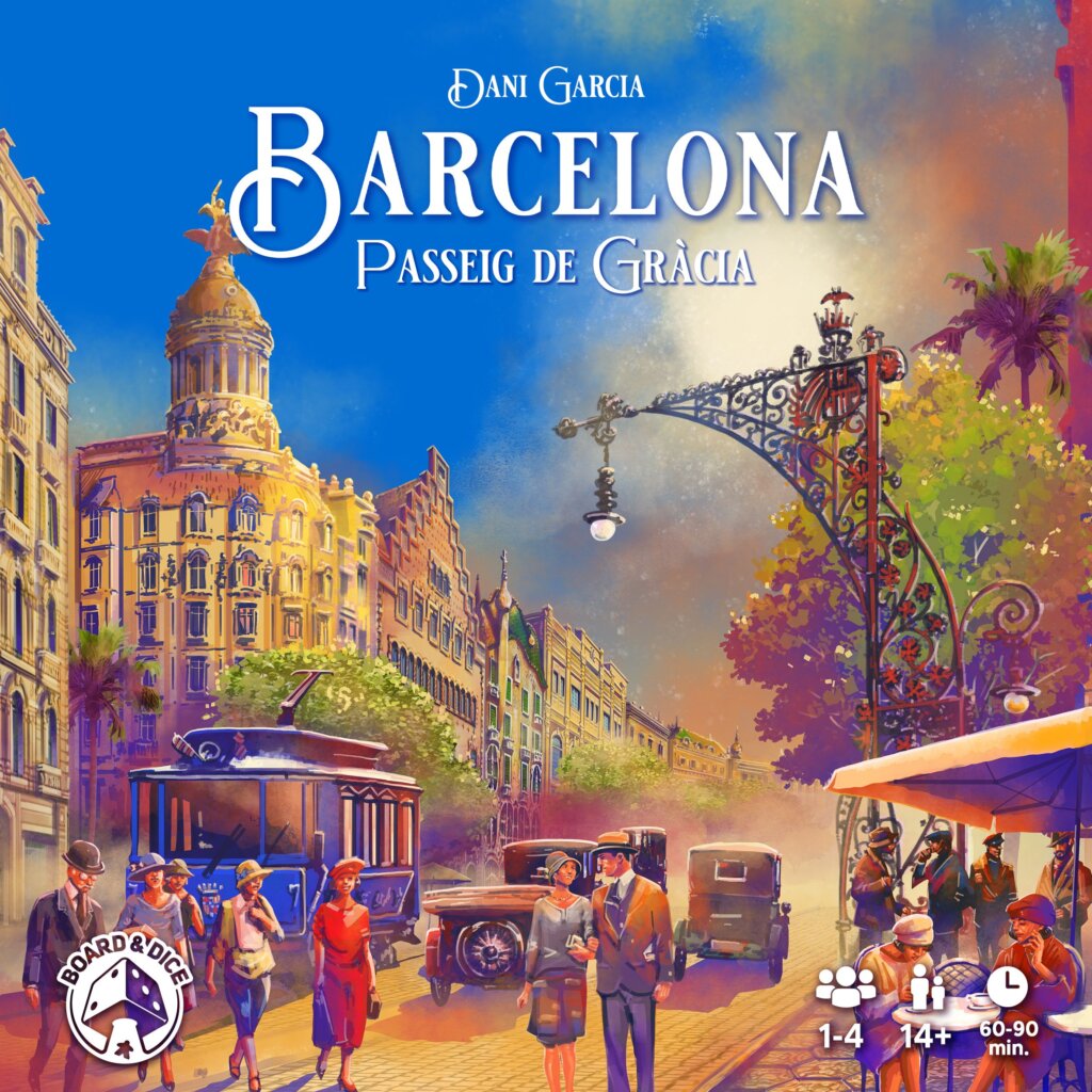 Barcelona: Passeig de Gràcia board game cover