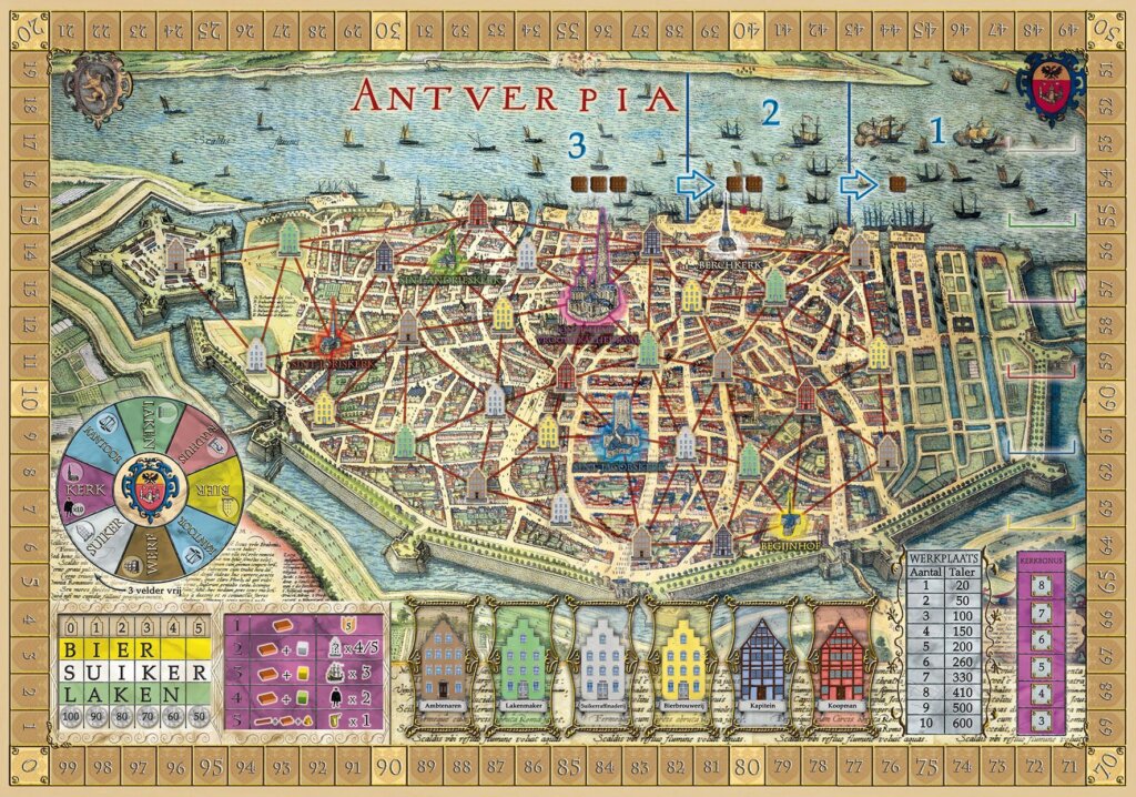 Hamburgum: Antverpia board game cover