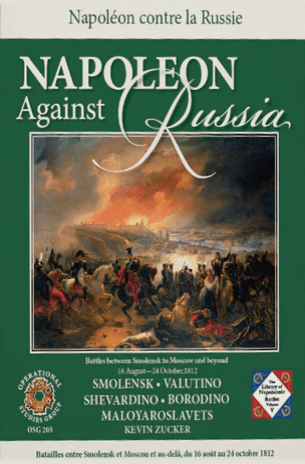 Napoleon Against Russia board game cover