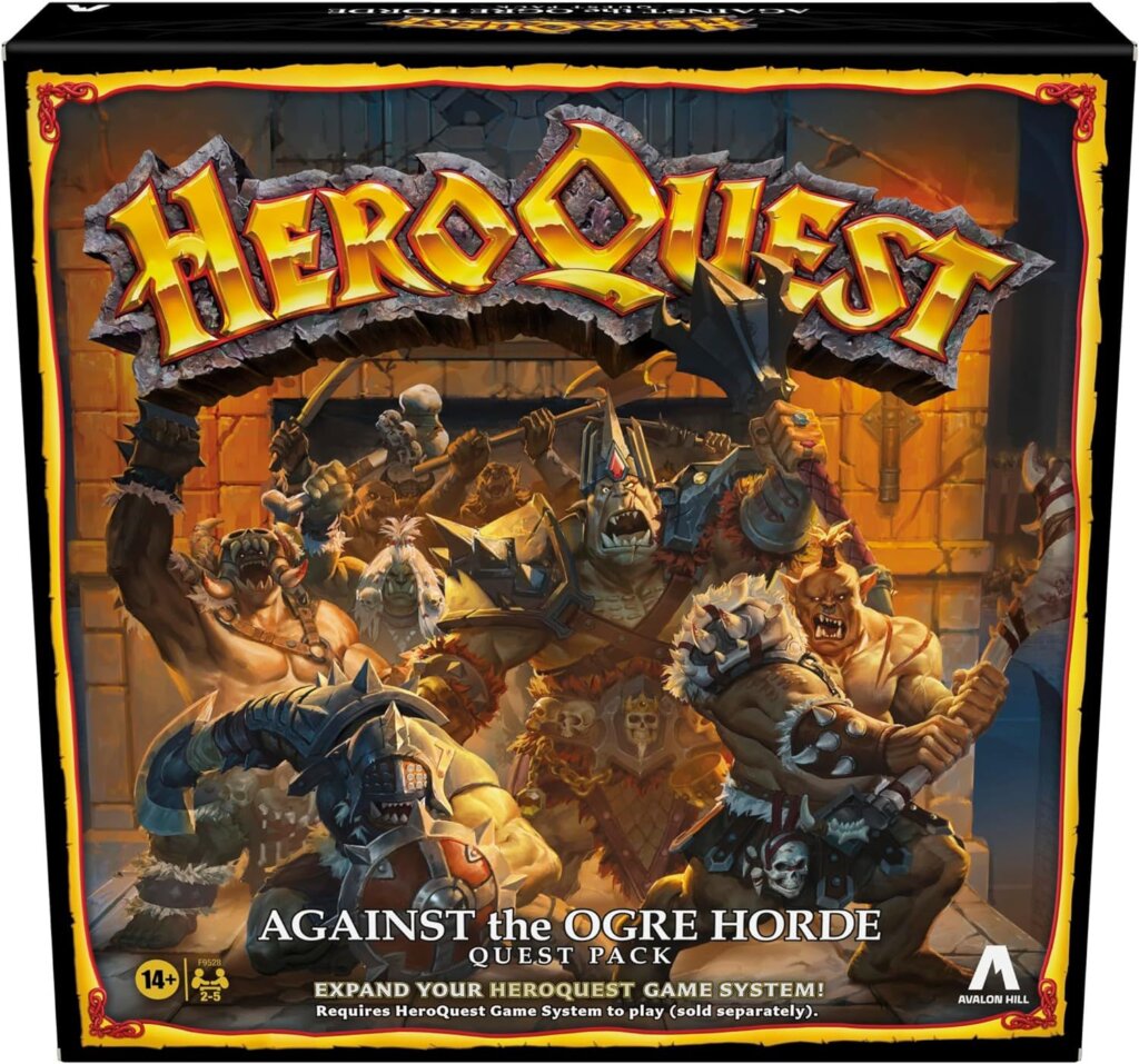 HeroQuest: Against the Ogre Horde board game cover