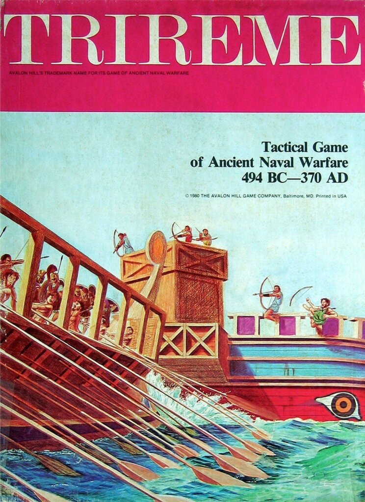 Trireme: Tactical Game of Ancient Naval Warfare 494 BC-370 AD board game cover