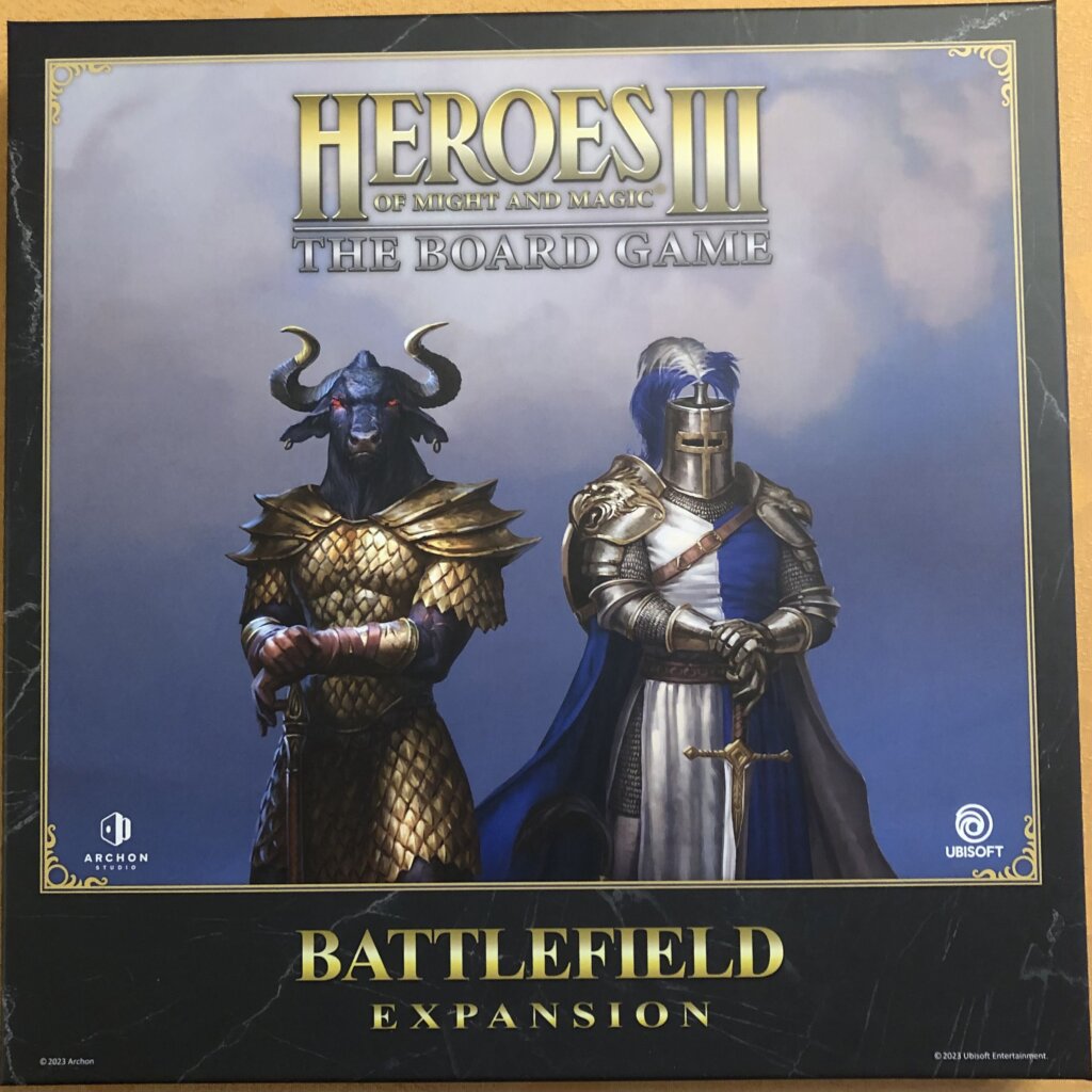 Heroes of Might and Magic III: The Board Game – Battlefield Expansion board game cover