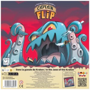 Captain Flip: In the Jaws of the Kraken board game cover