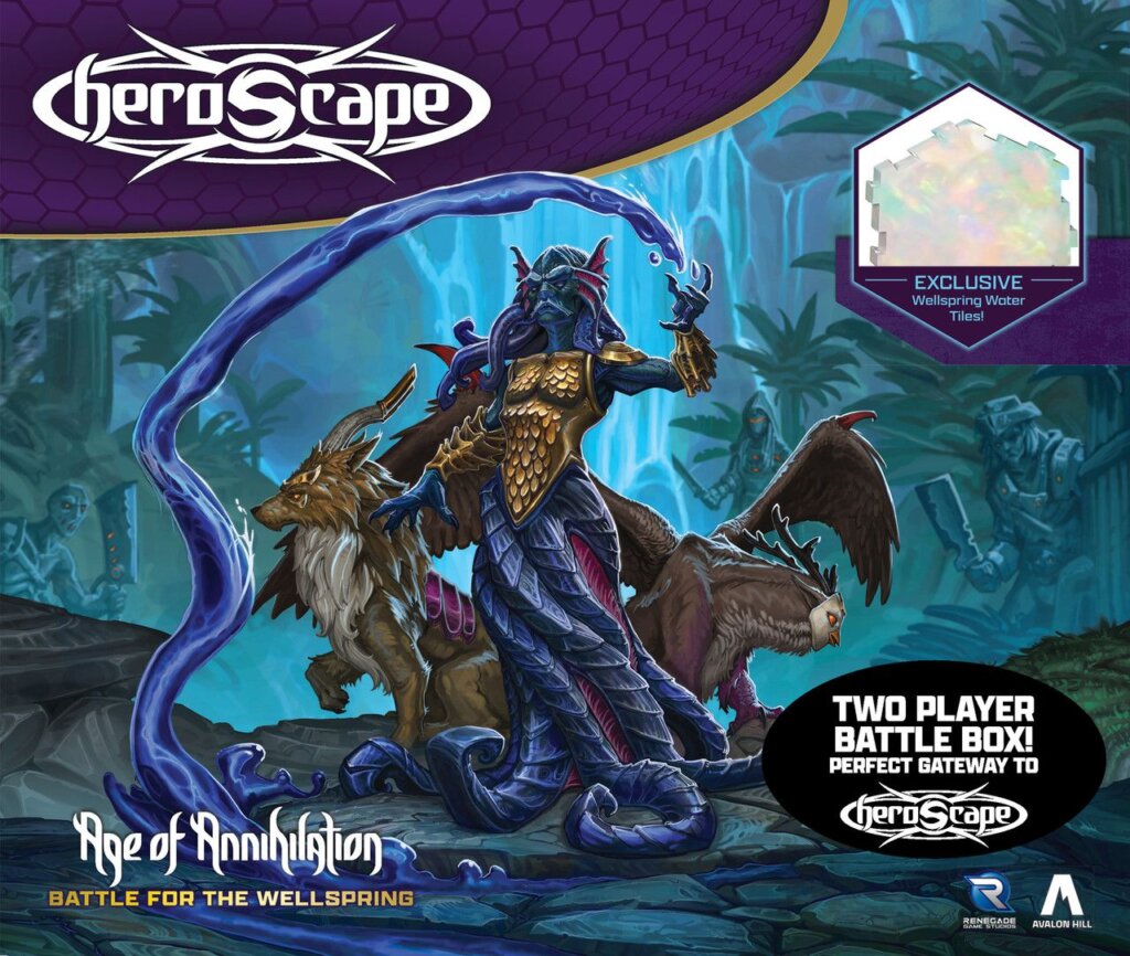 Heroscape: Battle for the Wellspring Battle Box board game cover
