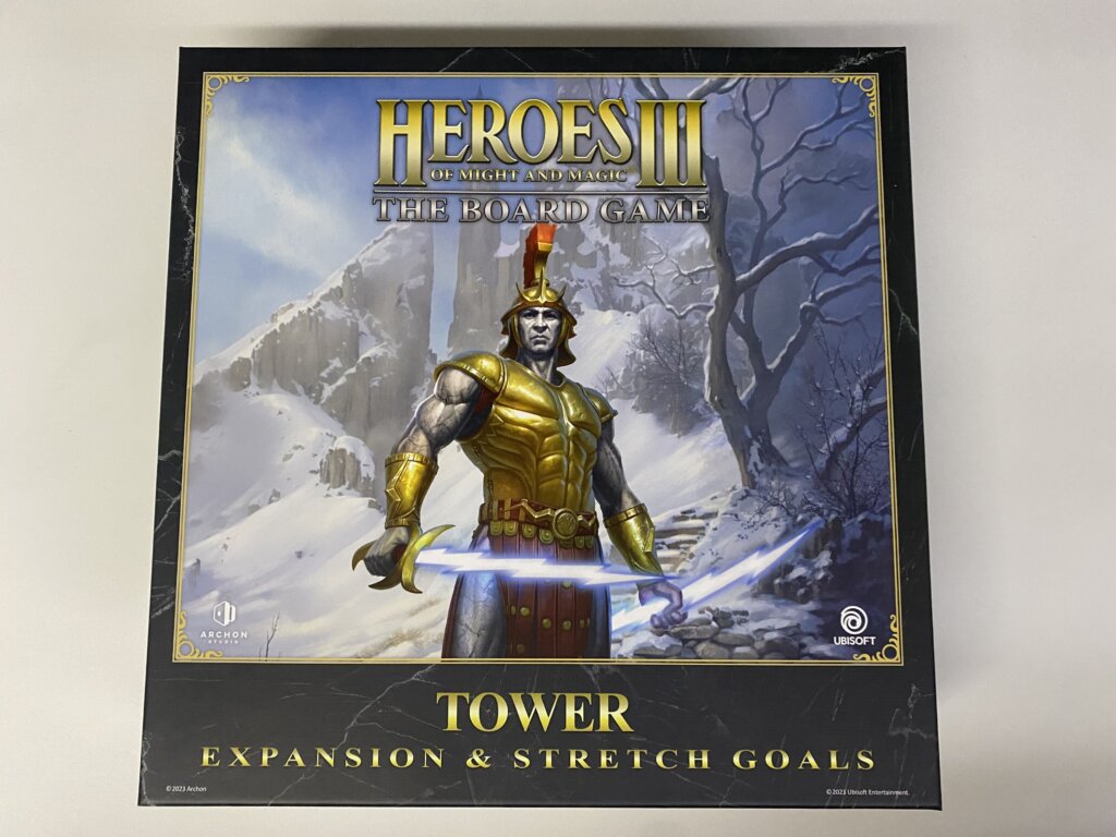 Heroes of Might and Magic III: The Board Game – Tower Expansion board game cover