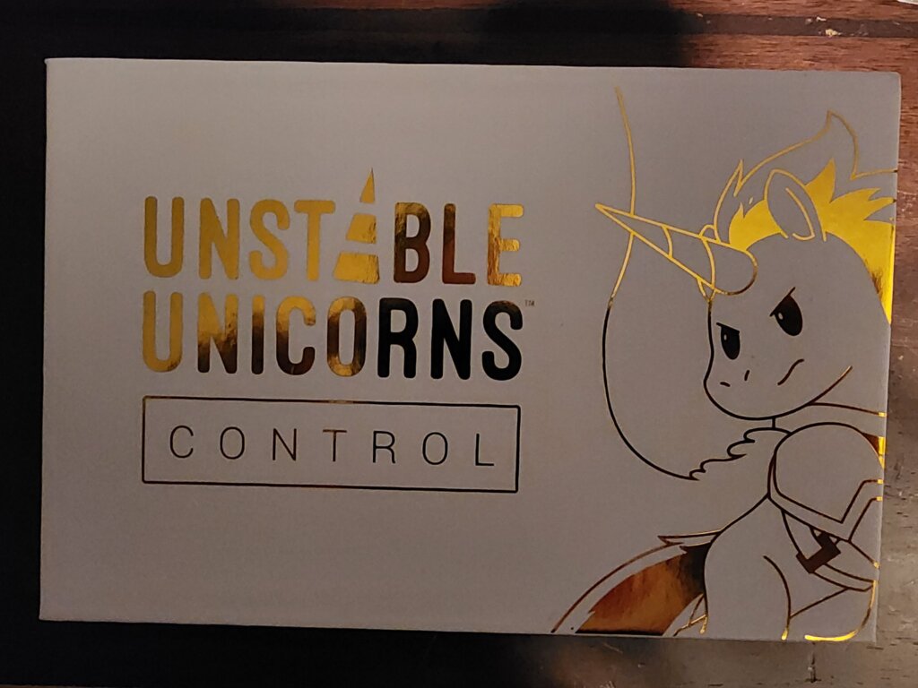 Unstable Unicorns: Control board game cover