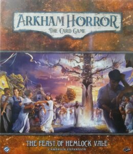 Arkham Horror: The Card Game – The Feast of Hemlock Vale: Campaign Expansion board game cover