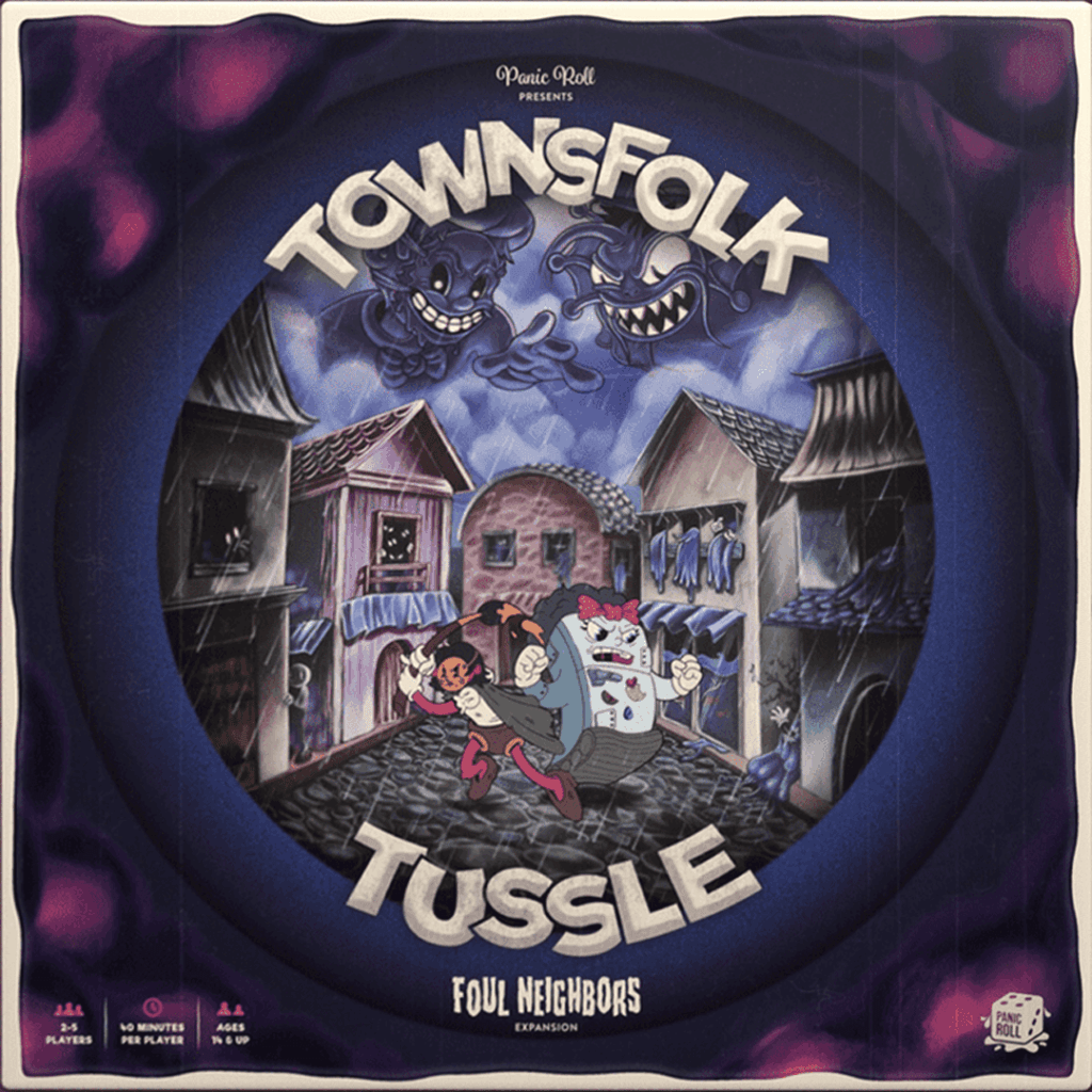 Townsfolk Tussle: Foul Neighbors board game cover