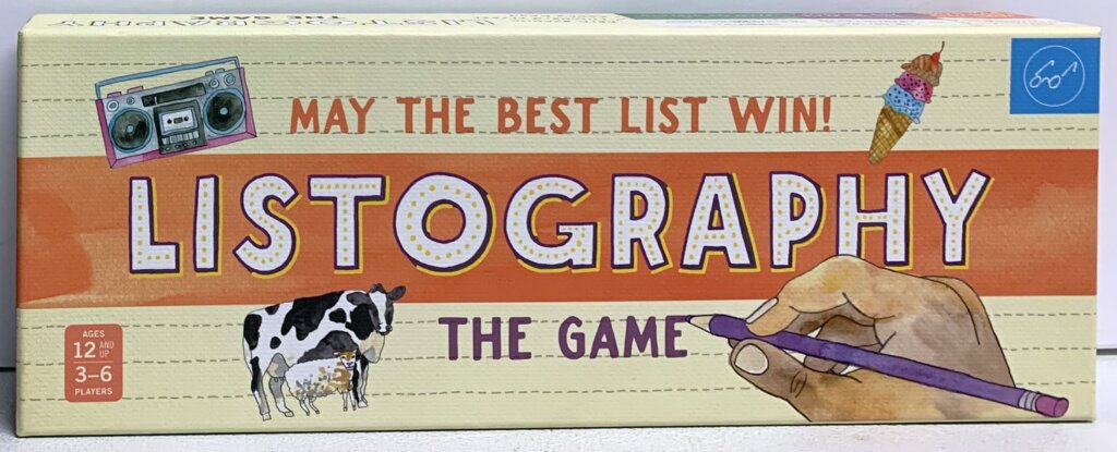 Listography: The Game board game cover