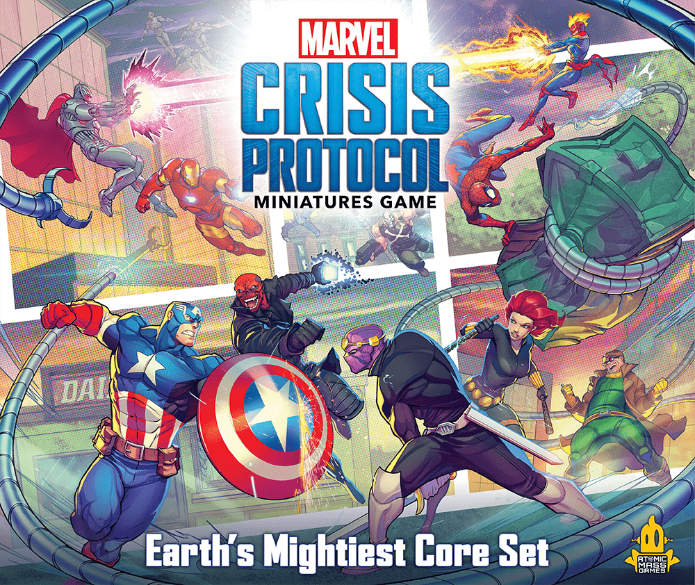 Marvel: Crisis Protocol – Earth’s Mightiest Core Set board game cover
