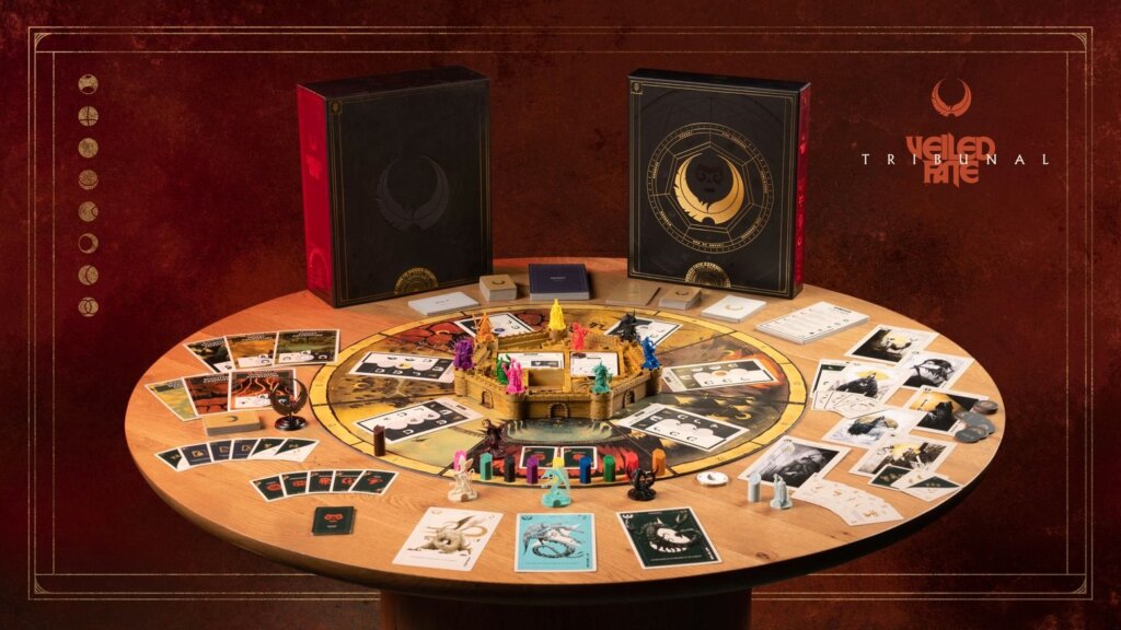 Veiled Fate: Tribunal board game cover