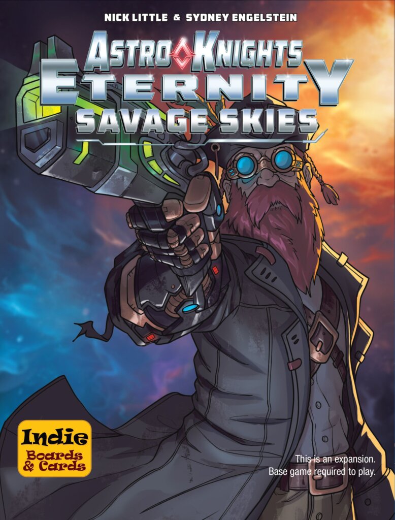 Astro Knights: Eternity – Savage Skies board game cover