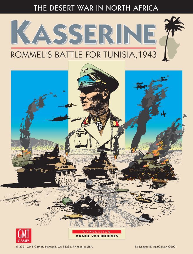Kasserine: Rommel’s Battle for Tunisia, 1943 board game cover
