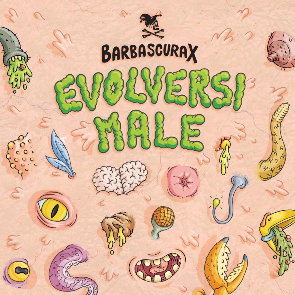 Barbascura X: Evolversi Male board game cover