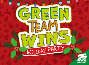 Green Team Wins: Holiday Party board game cover