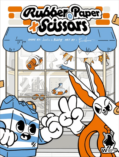 Rubber Paper Scissors board game cover