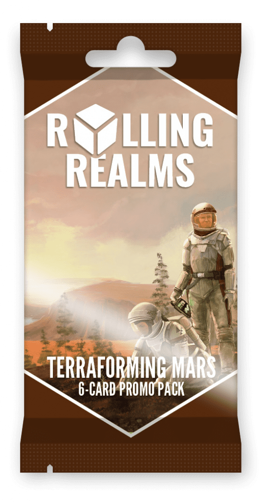 Rolling Realms: Terraforming Mars Promo Pack board game cover