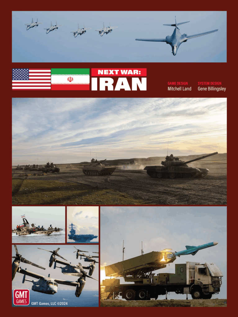Next War: Iran board game cover
