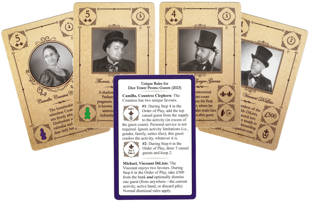 Obsession: Dice Tower Promo Guests board game cover