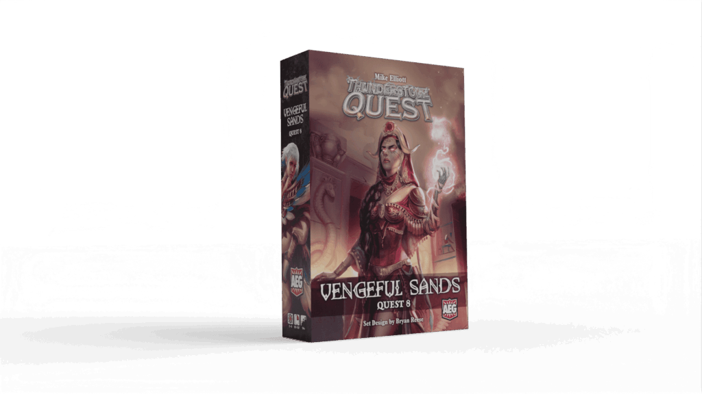 Thunderstone Quest: Vengeful Sands board game cover