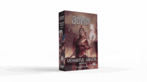 Thunderstone Quest: Vengeful Sands board game cover
