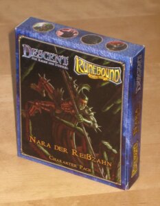 Descent / Runebound / Runewars Figure: Nara The Fang board game cover