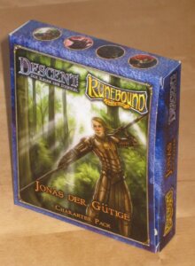 Descent / Runebound / Runewars Figure: Jonas the Kind board game cover