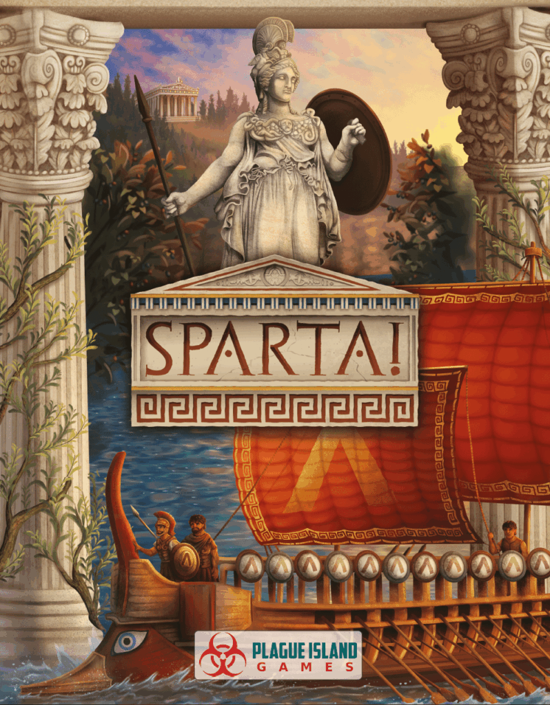 SPARTA!: Struggle for Greece board game cover