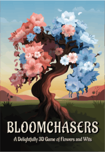 Bloomchasers: A Delightful 3D Tree Game of Flowers and Wits board game cover