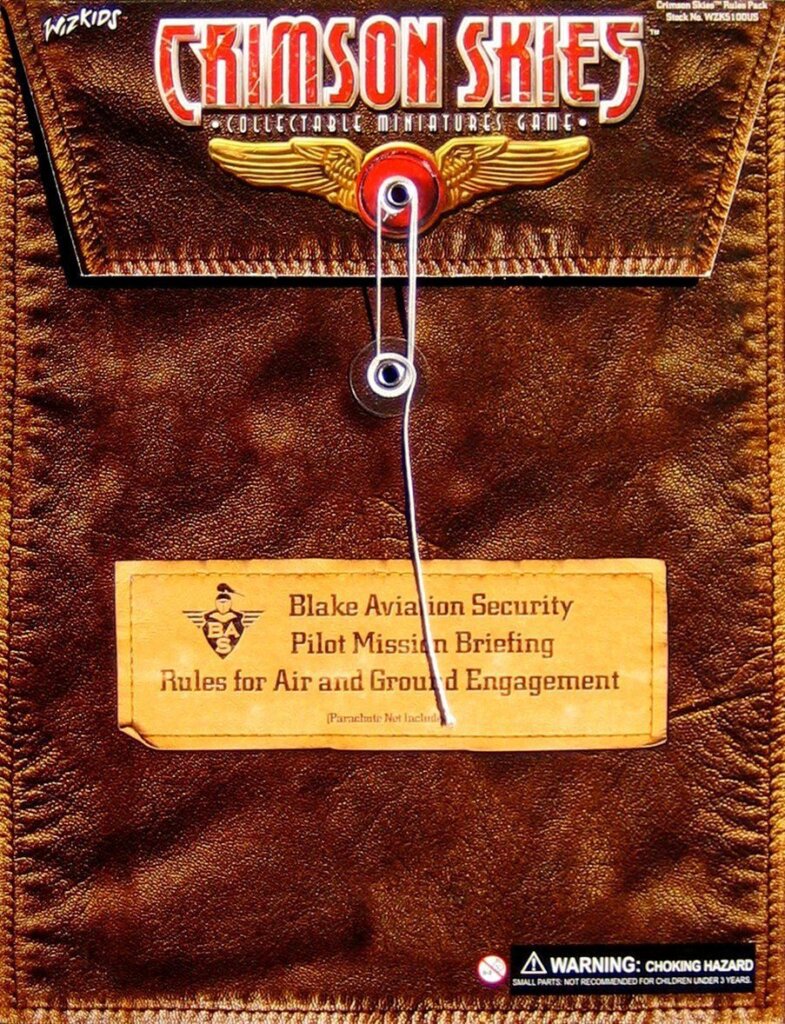 Crimson Skies board game cover