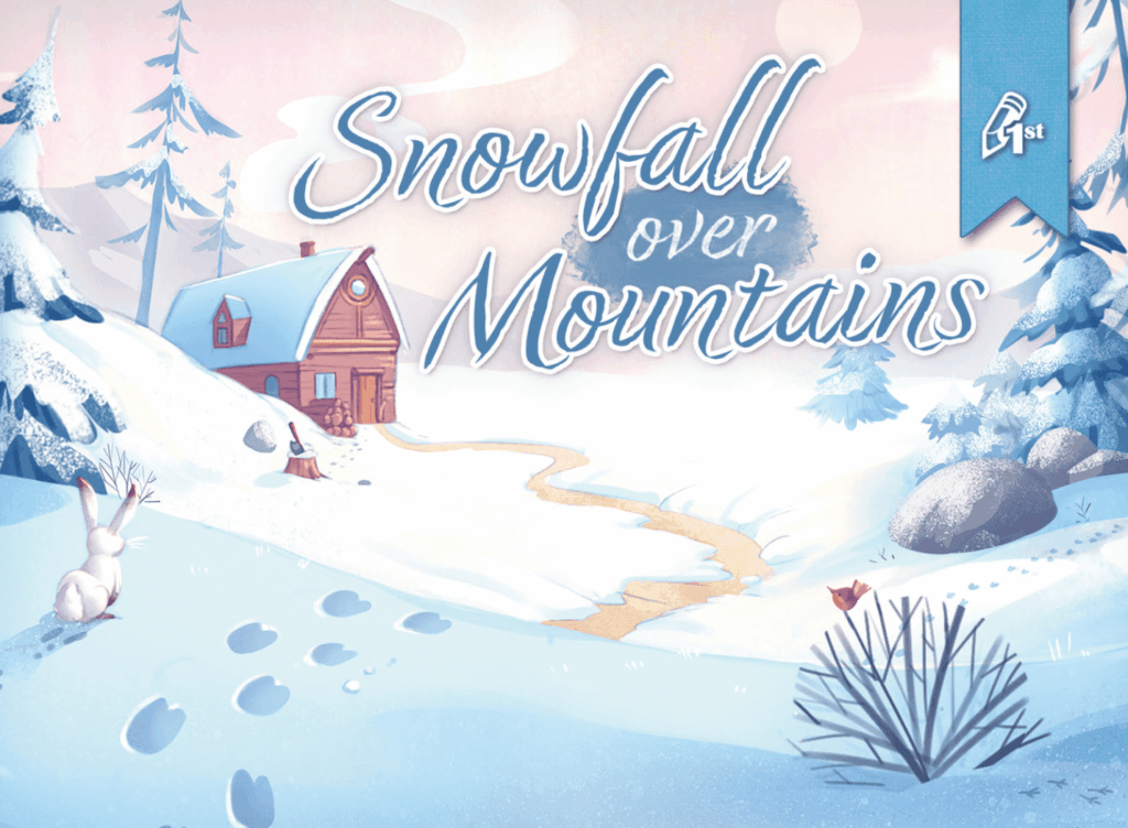 Snowfall over Mountains board game cover