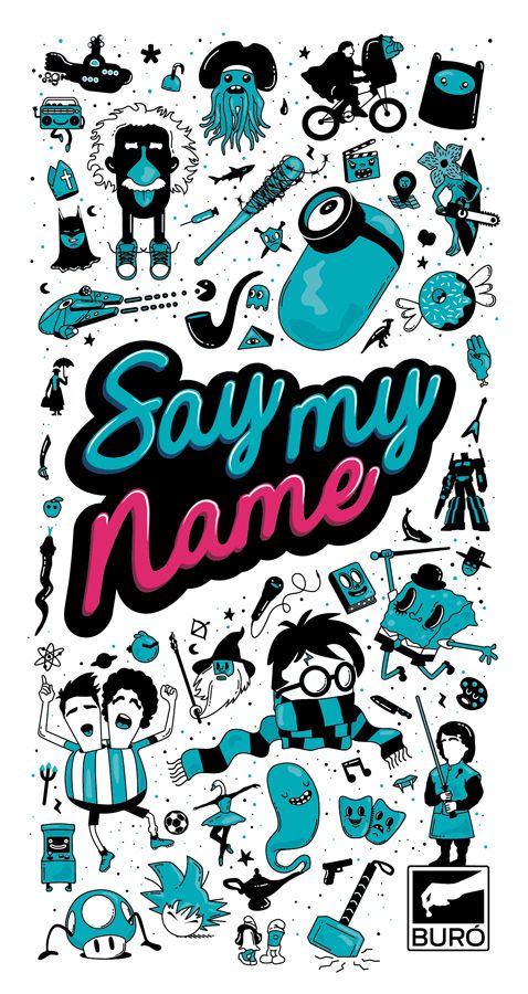 Say my Name board game cover