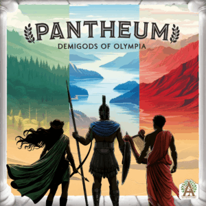 Pantheum: Demigods of Olympia board game cover