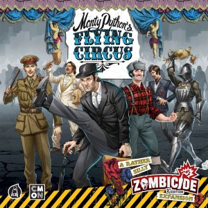 Zombicide: 2nd Edition – Monty Python’s Flying Circus: A Rather Silly Expansion board game cover