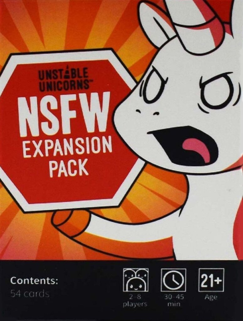 Unstable Unicorns: NSFW Pack board game cover
