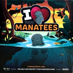 I Heart Manatees board game cover